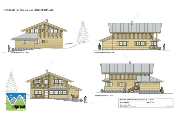 New build chalets in Rußbach am Paß Gschütt Salzburg Austria