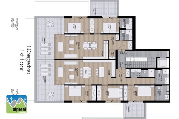 2 bedroom apartment in Neukirchen am Großvenediger Salzburgerland Austria