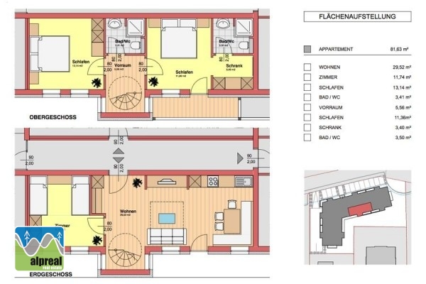 4-kamer appartement Wagrain Salzburgerland Oostenrijk