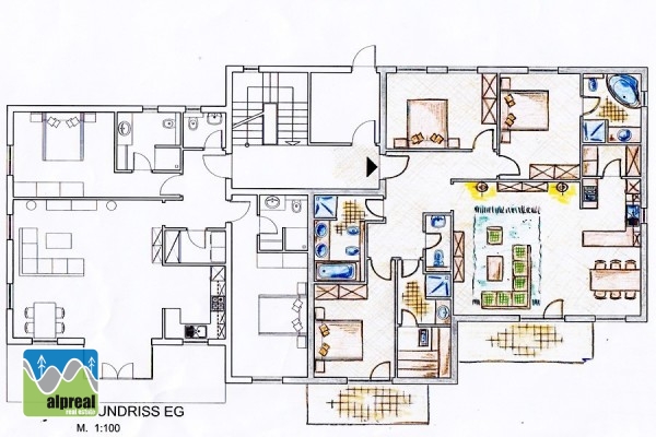 4-kamer appartement Saalbach Salzburgerland Oostenrijk