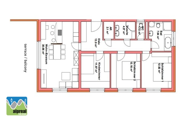 2 or 3 bedroom apartment Bad Hofgastein Salzburgerland Austria