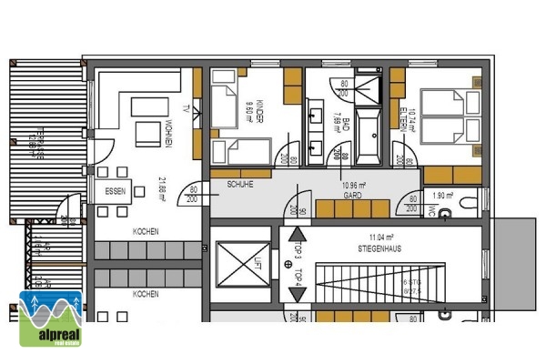 3-kamer appartement Mauterndorf Salzburgerland Oostenrijk