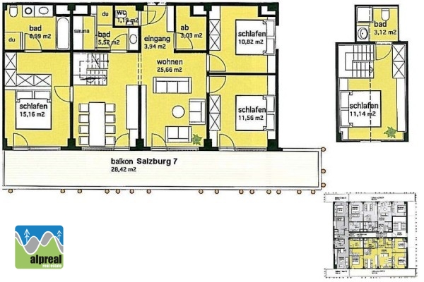 5-kamer appartement Kaprun Salzburgerland Oostenrijk