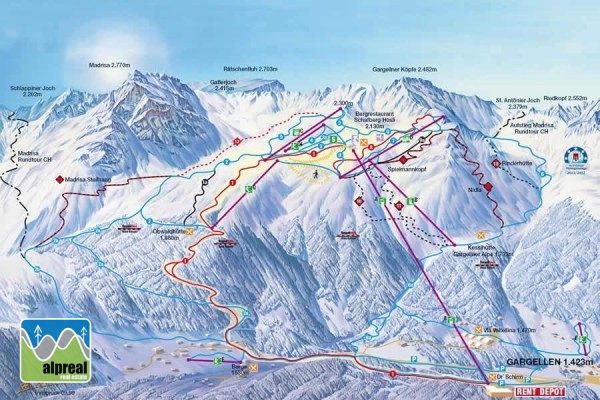 4-room apartment Gargellen Vorarlberg Austria