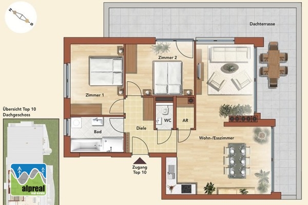 2-bedroom apartment Eben Salzburgerland Austria