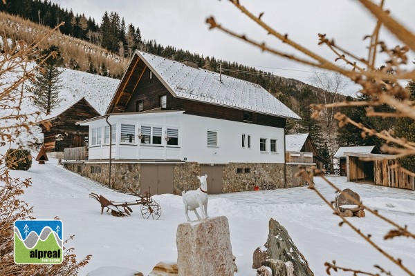 Vakantiehuis met appartement en bijgebouwen Turrach Steiermark Oostenrijk