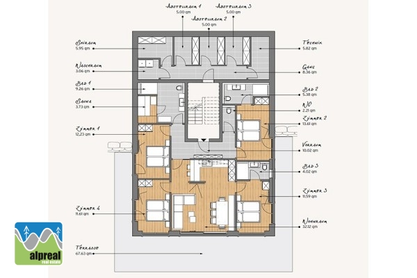 5-kamer appartement Bramberg Salzburgerland Oostenrijk