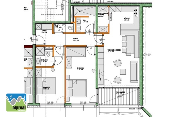 3-kamer appartement Königsleiten Salzburgerland Oostenrijk