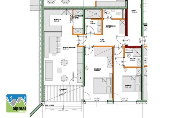 3-kamer appartement Königsleiten Salzburgerland Oostenrijk