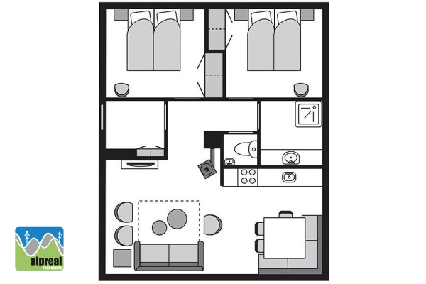 2-bedroom apartment Katschberg Carinthia Austria