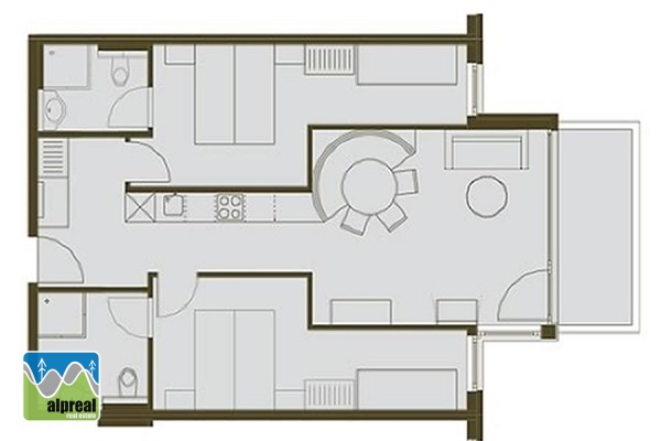 2 bedroom apartment in Wagrain Salzburg Austria