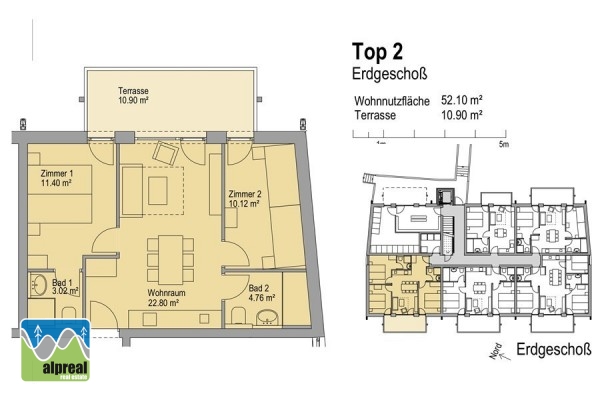 2-bedroom apartment in Bad Hofgastein Salzburg Austria