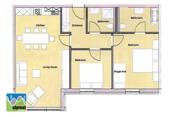 2 bedroom apartment Bad Gastein Salzburg Austria