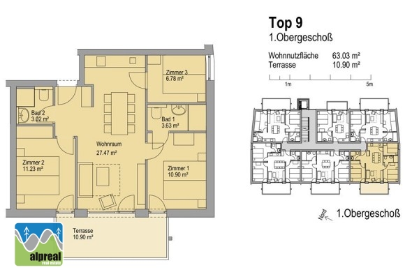 2-kamer appartement in Bad Hofgastein Salzburgerland Oostenrijk