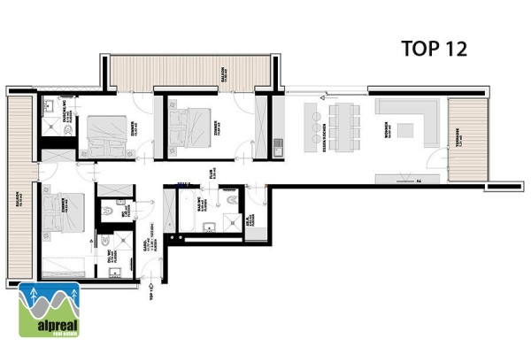 3-bed apartment Königsleiten Salzburg Austria