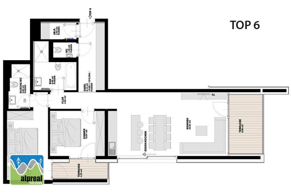 2-bed apartment Königsleiten Salzburg Austria