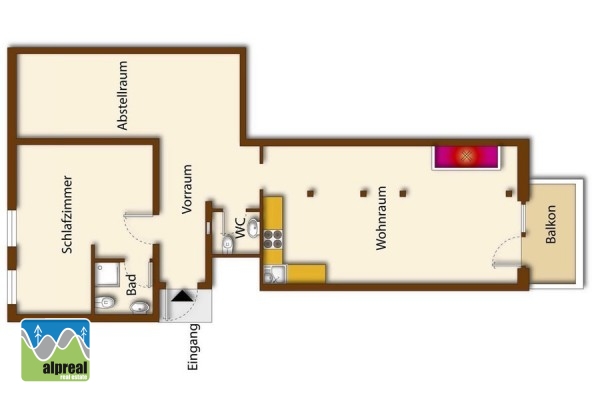 1-bed holiday apartment Saalbach Salzburg Austria