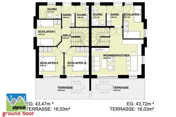 Semi detached house Piesendorf Salzburg Austria