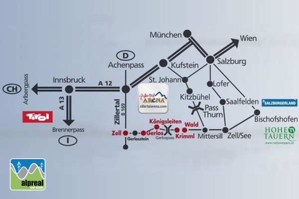 3 en 4-kamer appartementen Hochkrimml Salzburgerland Oostenrijk