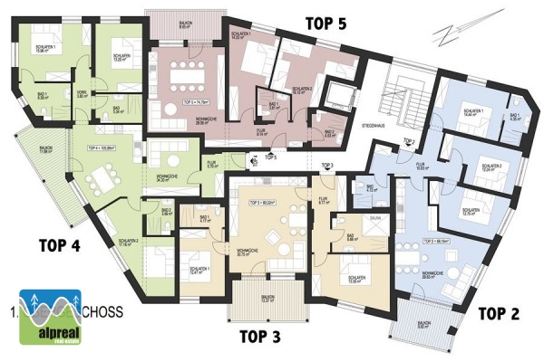 3-kamer appartementen Dienten am Hochkönig Salzburgerland Oostenrijk