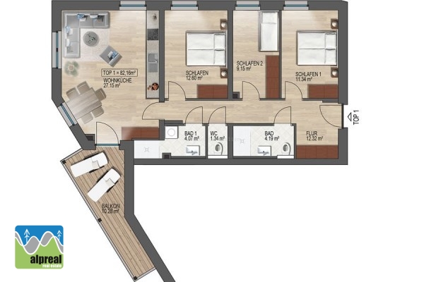 4-kamer appartementen Dienten am Hochkönig Salzburgerland Oostenrijk