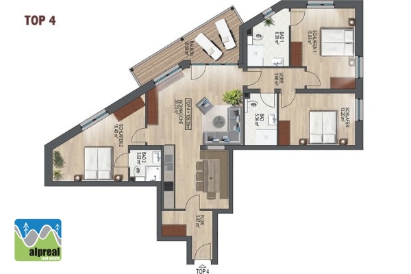 4-room apartments Dienten am Hochkönig Salzburg Österreich